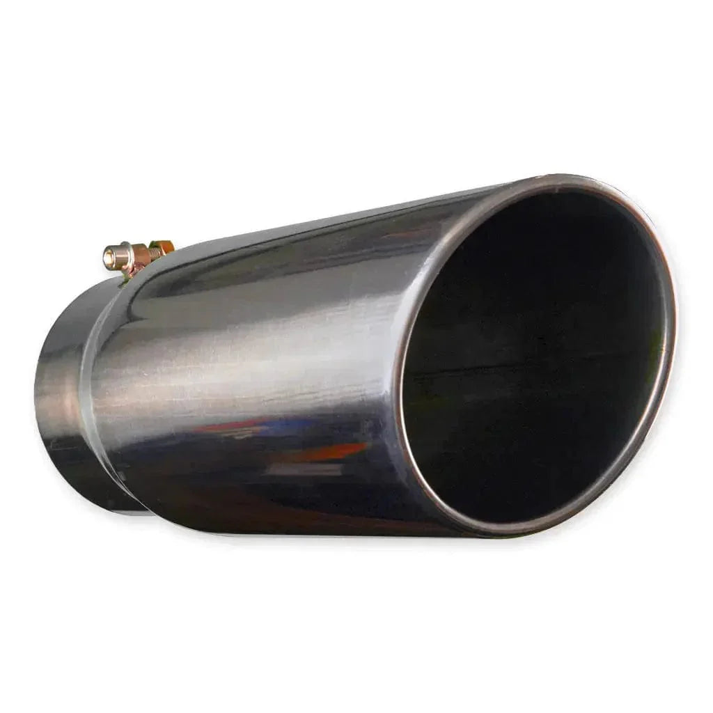 Black Bandit Exhaust Parts 5" – 7" Polished (5"-7"-15") Universal Stainless Steel Exhaust Tip - Black Bandit